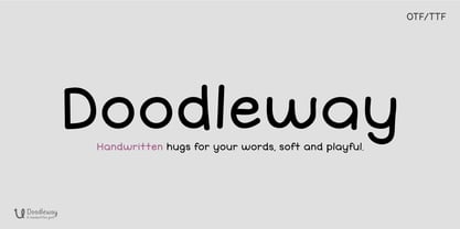 Doodleway Font Poster 1