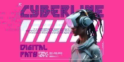 Hexaline Font Poster 2