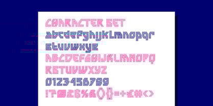 Hexaline Font Poster 5