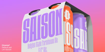 Cinema Font Poster 6