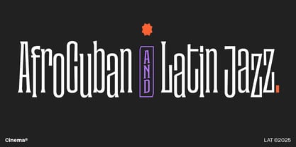 Cinema Font Poster 4