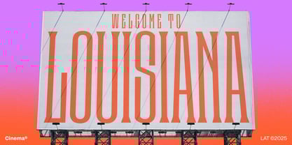 Cinema Font Poster 5