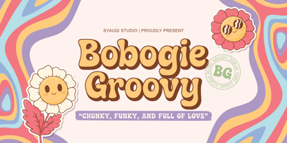 Bobogie Groovy Font Poster 1
