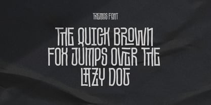 Tremos Font Poster 7