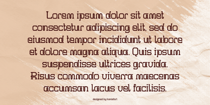 Agostia Font Poster 5