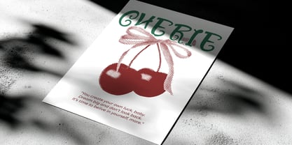 WR Minty Twist Font Poster 7