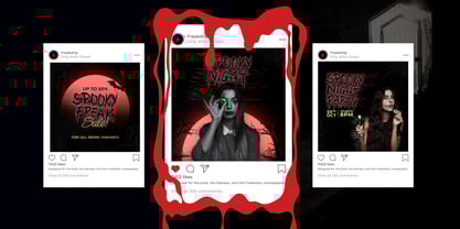 Freakdrip Font Poster 8