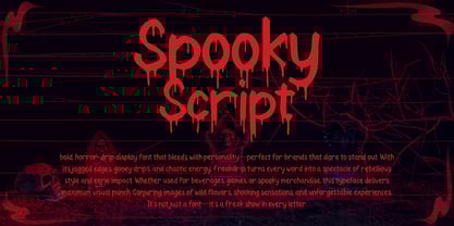 Freakdrip Font Poster 4