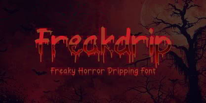 Freakdrip Font Poster 1