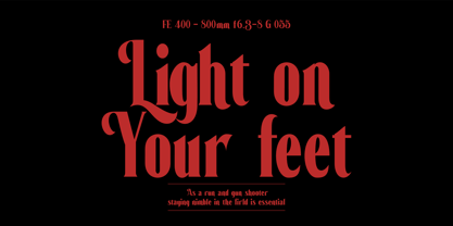 Muflesh Font Poster 3