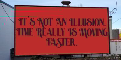 Muflesh Font Poster 2