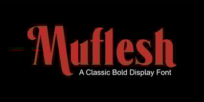Muflesh Font Poster 1