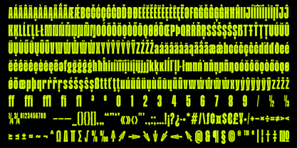 FBS Maglion Font Poster 14