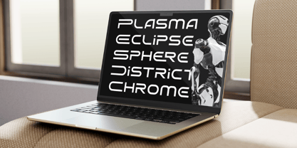 Hyper Vortex Font Poster 3