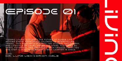 Hyper Vortex Font Poster 10