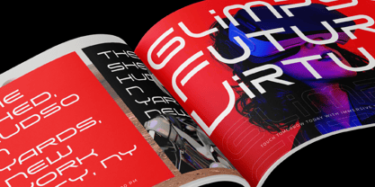 Hyper Vortex Font Poster 13