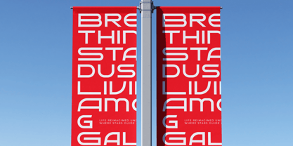 Hyper Vortex Font Poster 8