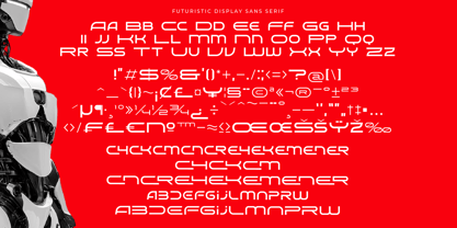 Hyper Vortex Font Poster 15