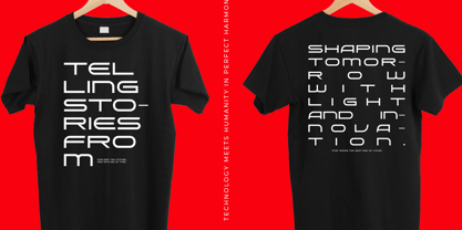 Hyper Vortex Font Poster 2