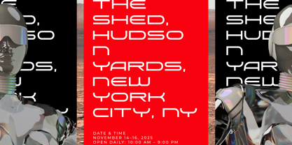 Hyper Vortex Font Poster 12