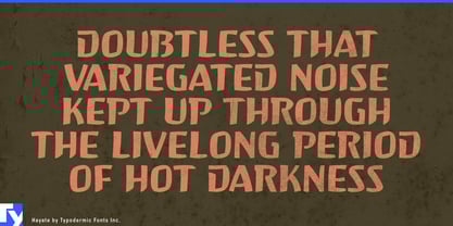 Hayate Font Poster 6