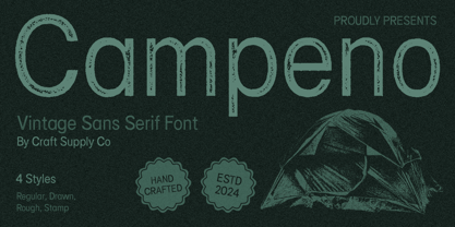 Campeno Font Poster 11
