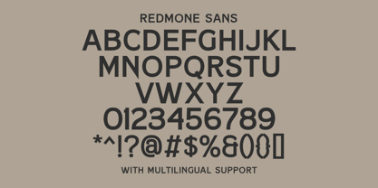 Redmone Font Poster 6