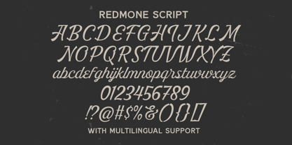 Redmone Font Poster 7