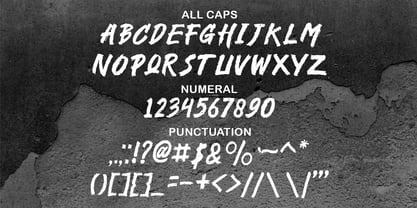 Deathless Font Poster 4