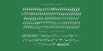 Kabetha Shelyne Font Poster 15