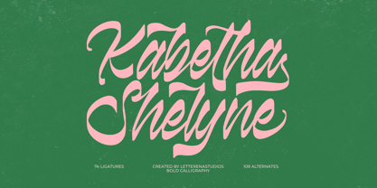 Kabetha Shelyne Font Poster 1