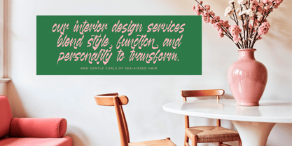 Kabetha Shelyne Font Poster 4