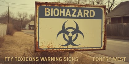 ToxIcons Font Poster 3