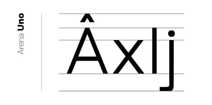 Arena Uno Font Poster 12