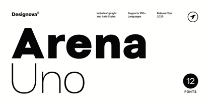 Arena Uno Font Poster 1