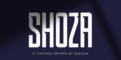 Shoza Font Poster 1