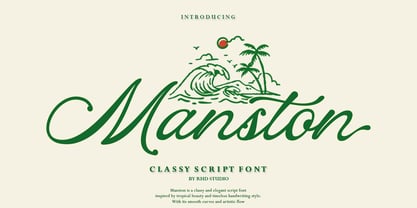 Manston Font Poster 1