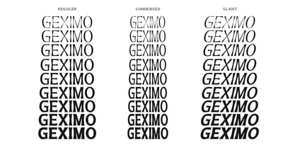 Geximo Font Poster 12