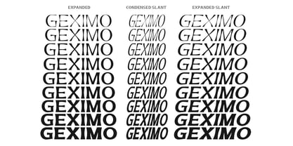 Geximo Font Poster 10