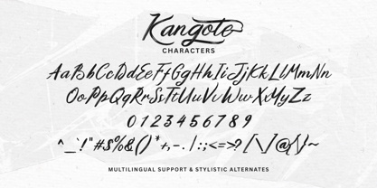 Kangote Font Poster 10