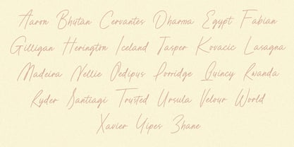 Nolgatine Font Poster 8