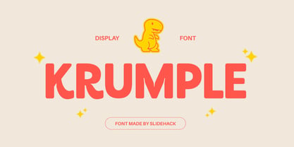 Krumple Font Poster 1