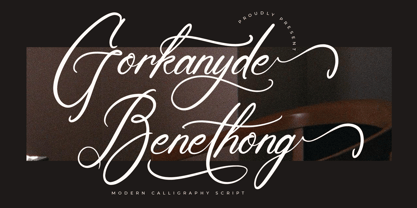 Gorkanyde Benethong Font Poster 1