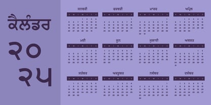 Shree Punjabi 0951 Font Poster 7