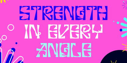 Pixel Mirage Font Poster 2