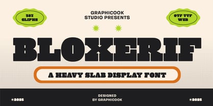 Cook Bloxerif Font Poster 1