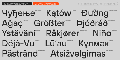 TT Hoves Pro Font Poster 7