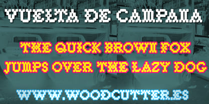 Vuelta De Campana Font Poster 2