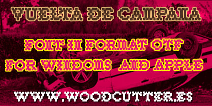 Vuelta De Campana Font Poster 3