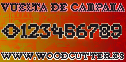 Vuelta De Campana Font Poster 6